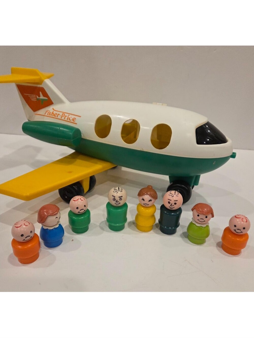 Vintage Fisher-Price Airplane and People